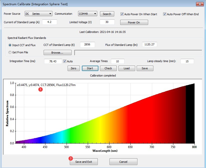 High Precision Spectroradiometer Integrating Sphere System-Figure32